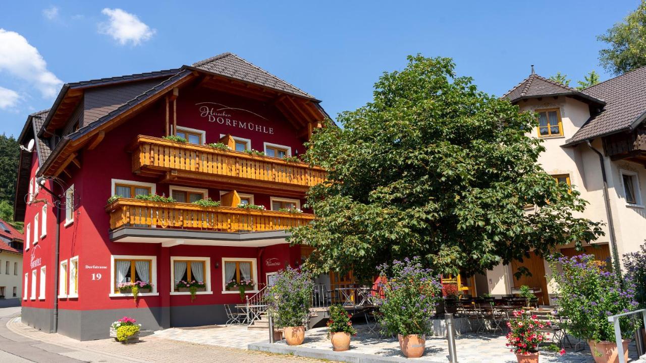 Hirschen-Dorfmuehle Hotel Biederbach Luaran gambar
