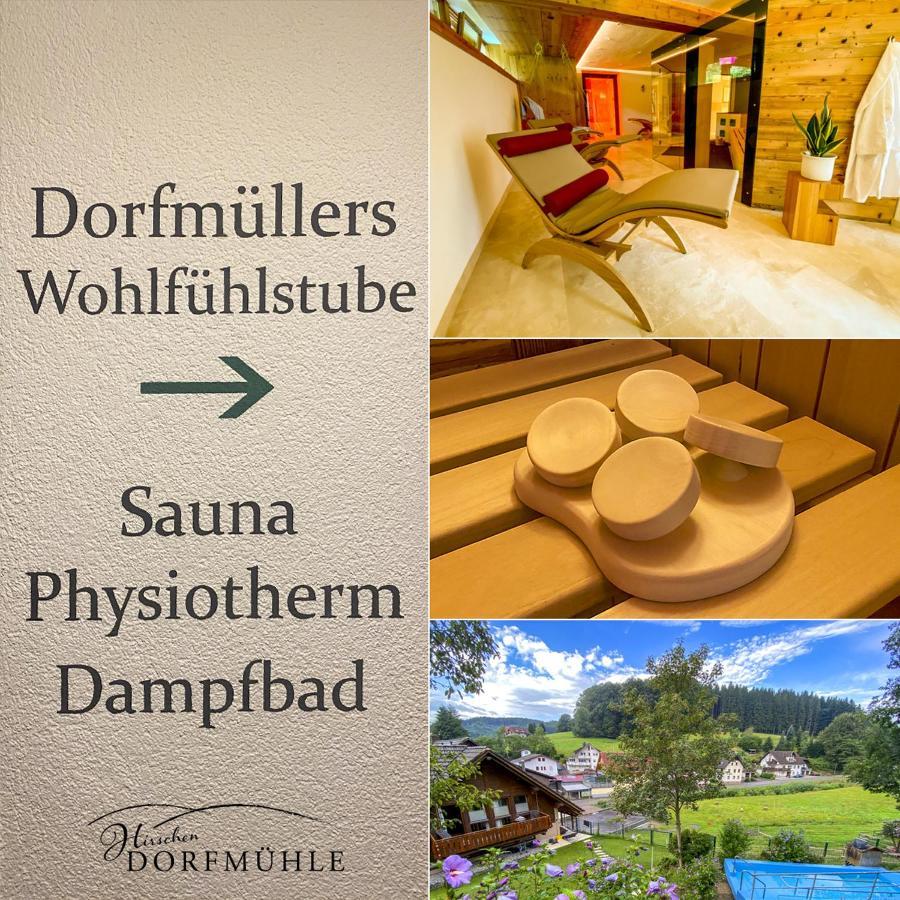 Hirschen-Dorfmuehle Hotel Biederbach Luaran gambar